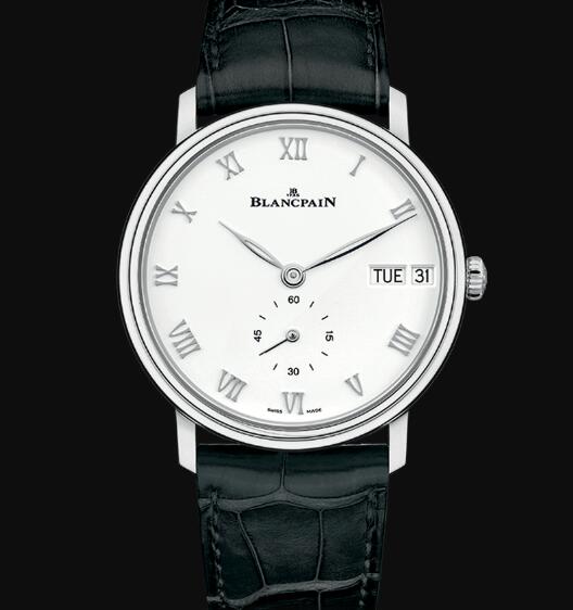 Review Blancpain Villeret Watch Price Review Jour Date Replica Watch 6652 1127 55B - Click Image to Close
